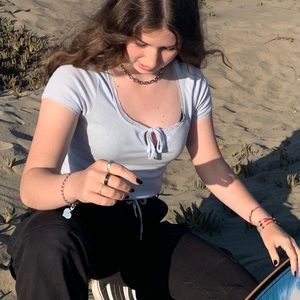 Nectar lace t-shirt with bow